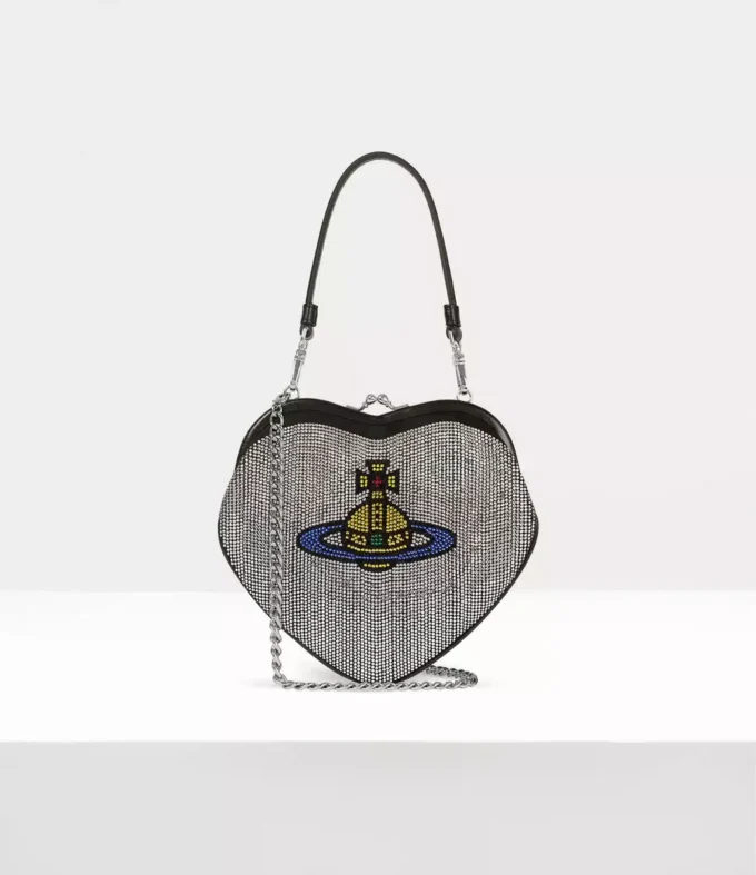 Belle Heart Frame Purse