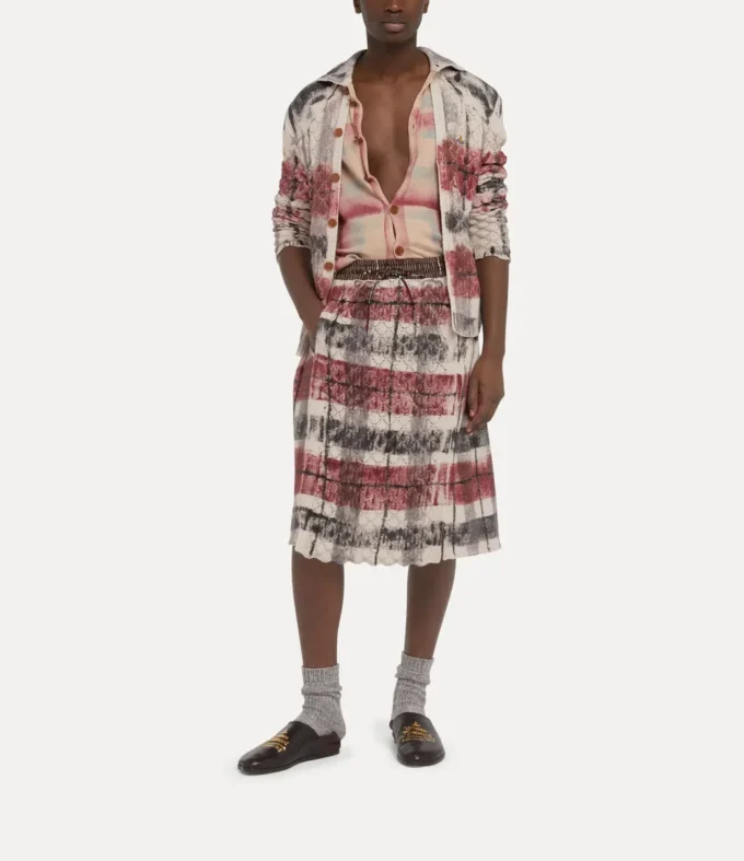 Dual Tartan Cardigan