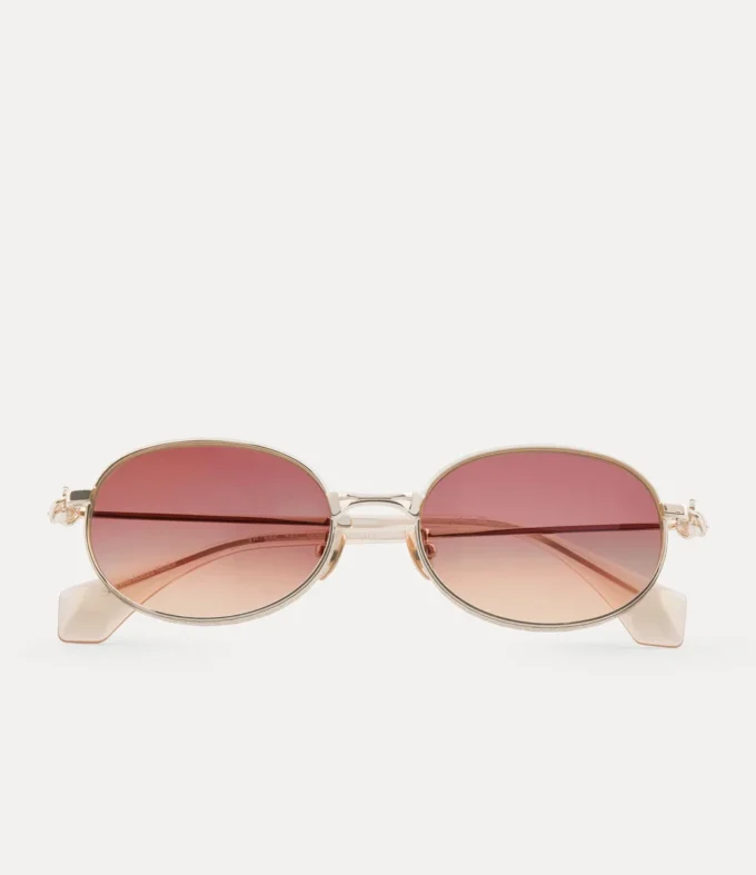 Hardware Orb Oval Sunglasses