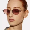 Hardware Orb Oval Sunglasses