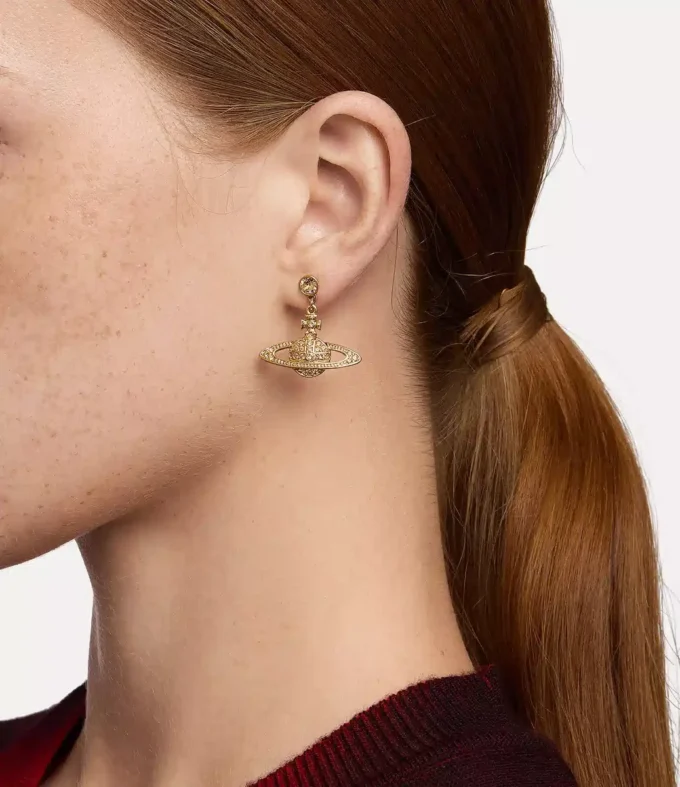 Mini Bas Relief Drop Earrings