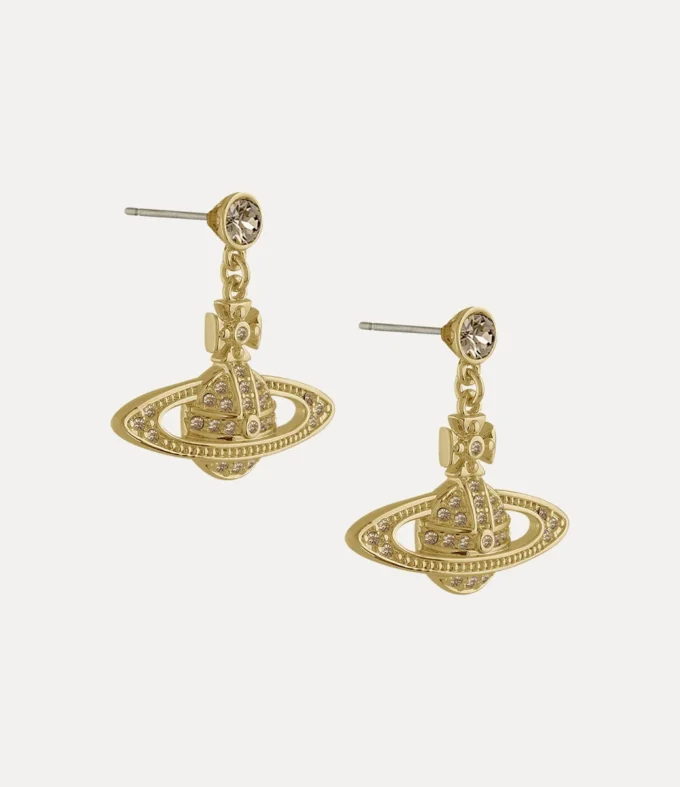 Mini Bas Relief Drop Earrings