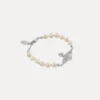 Mini Bas Relief Pearl Bracelet