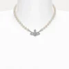 Mini Bas Relief Pearl Choker Mini Bas Relief Pearl Choker