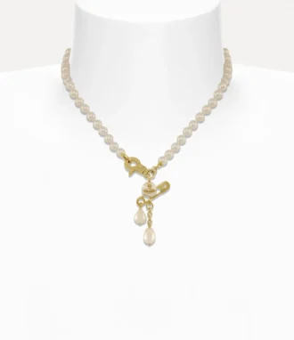 Small Claude Pearl Necklace Small Claude Pearl Necklace